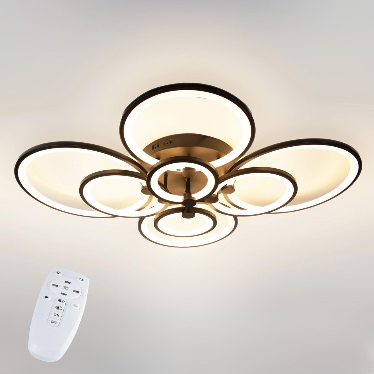 Люстра светодиодная Sunlight Черный (5332/2+2+2+2) Люстра светодиодная Sunlight Черный (5332/2+2+2+2)