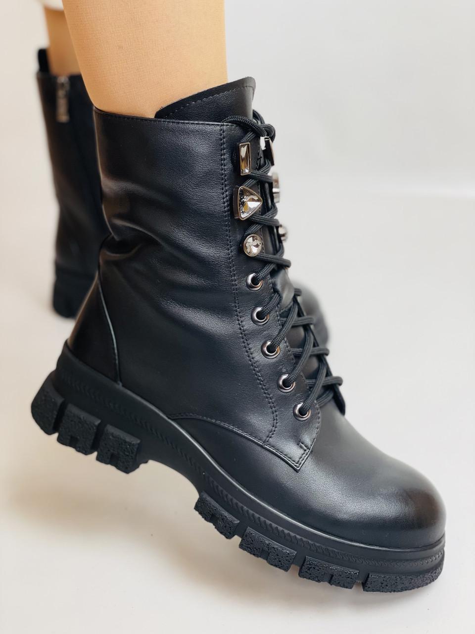 Ботинки женские зимние Stalo Totti р. 38 24.5 см Черный (2693)