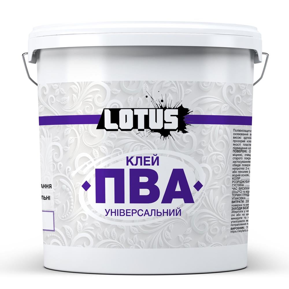 Клей ПВА Lotus универсальный 1 кг