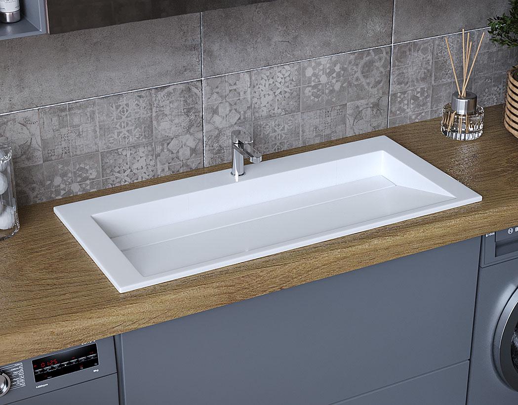 Умывальник накладной Luxor Kraft Low 100 (29912479)