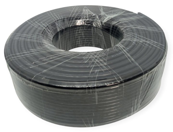 Кабель коаксиальный RG-58U CCA 100 м 50 Ом Черный (830583)