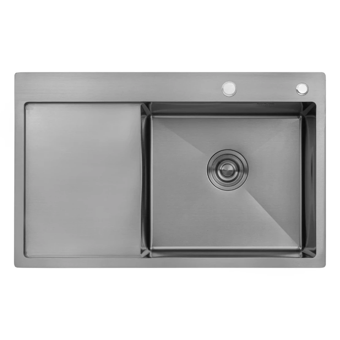 Мийка для кухні Kroner KRP Schwarze 7849RHM PVD 3/1 мм (CV025279) - фото 1