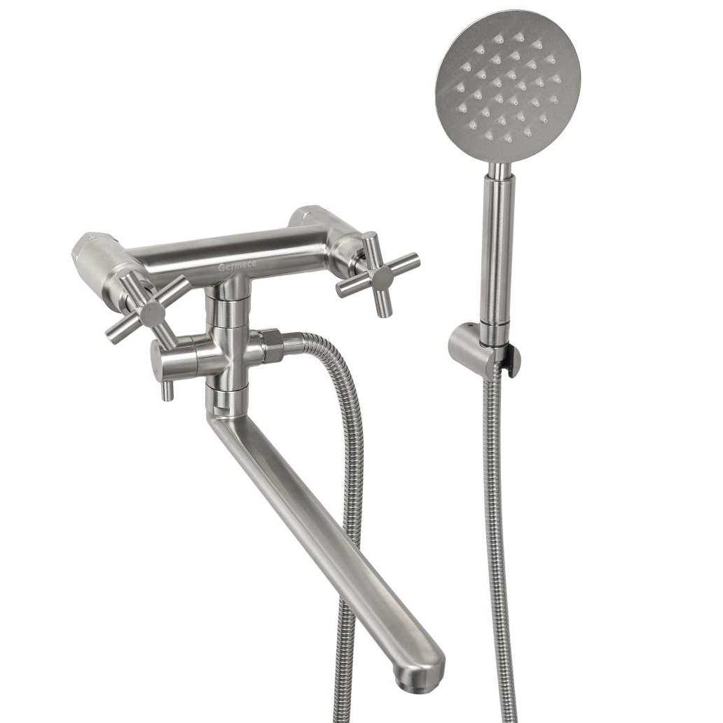 Смеситель для ванны Platinum Germece 7044-1 PLS-A27847 двухвентильный Сатин (158405) Смеситель для ванны Platinum Germece 7044-1 PLS-A27847 двухвентильный Сатин (158405)