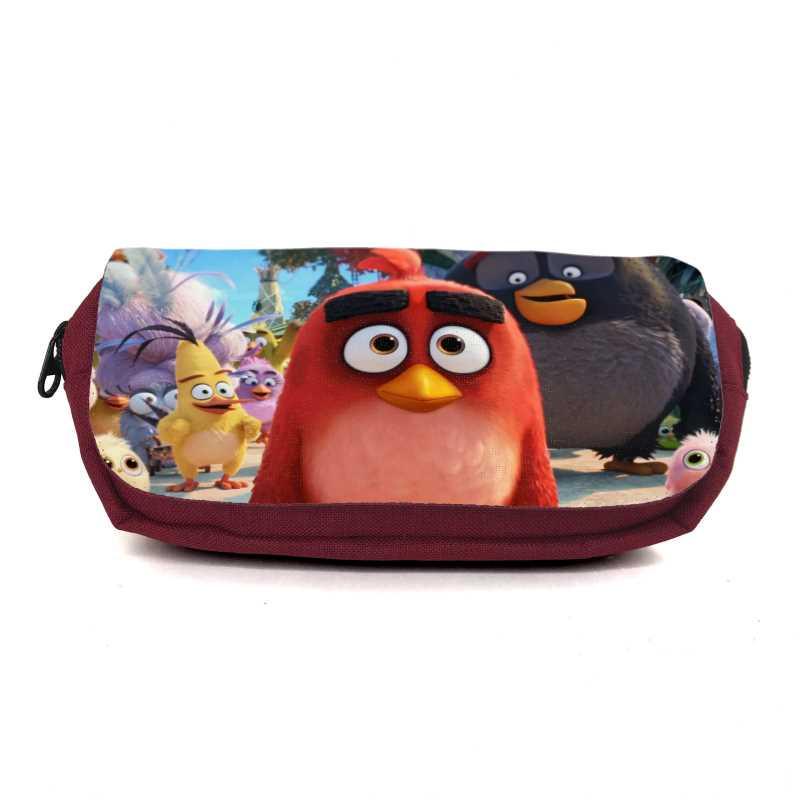 Пенал школьный Angry Birds ANG-0023 Бордовый (2044915762)