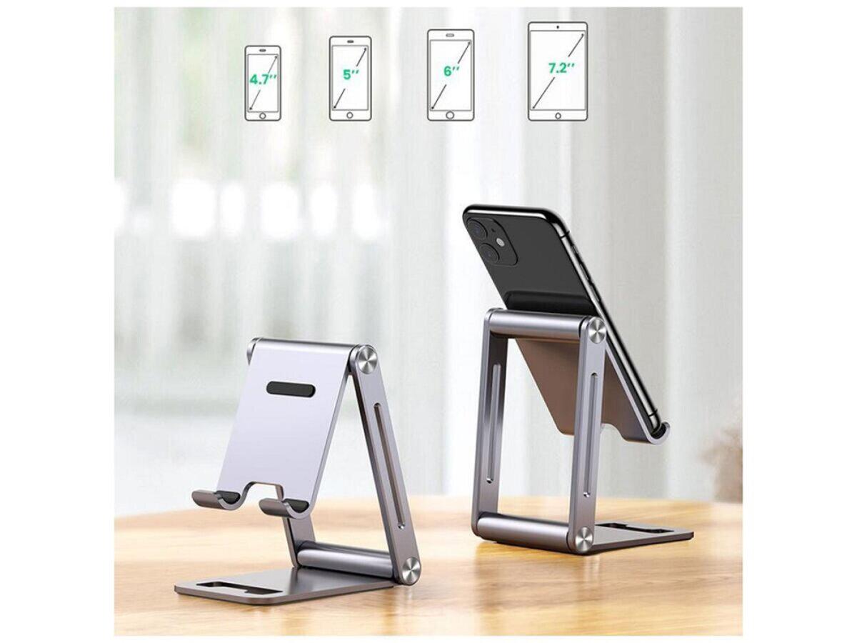 Підставка для смартфона UGREEN LP263 Phone Holder with Roller Aluminium Сірий (UGR-80708) - фото 8