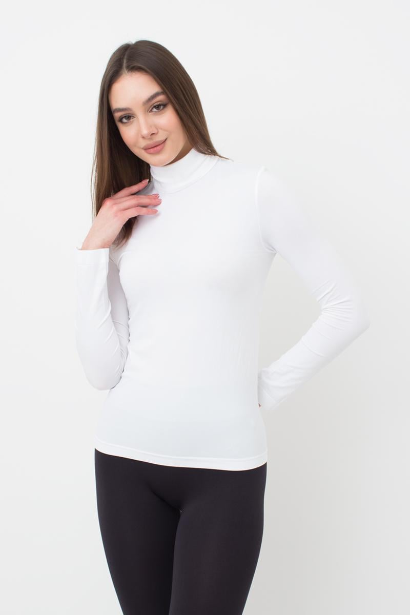 Водолазка жіноча безшовна Giulia DOLCEVITA MANICA LUNGA L/XL White (4820040140742)