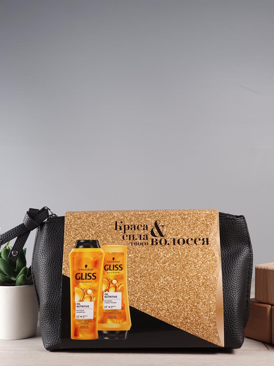 Шампунь для волосся Schwarzkopf Gliss Oil Nutritive 250 мл + бальзам 200 мл (1882704529)