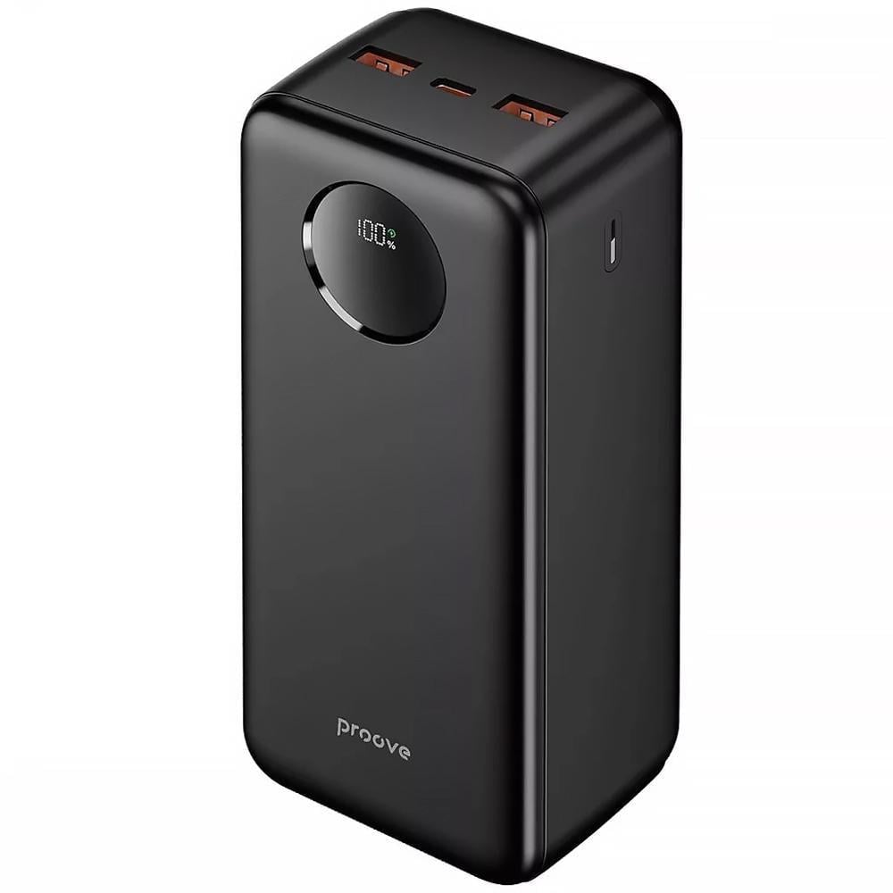 Акумулятор зовнішній Proove Illuminator SE 22,5W 30000 mAh Black (PBIL30212201) Акумулятор зовнішній Proove Illuminator SE 22,5W 30000 mAh Black (PBIL30212201)