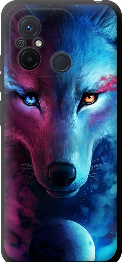 Чехол на Xiaomi Redmi 12C Арт-волк (3999b-2962-42517)