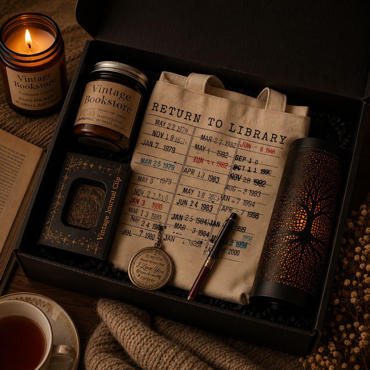 Подарочный бокс Vintage Reading Box Коричневый (PB-VRB-001)