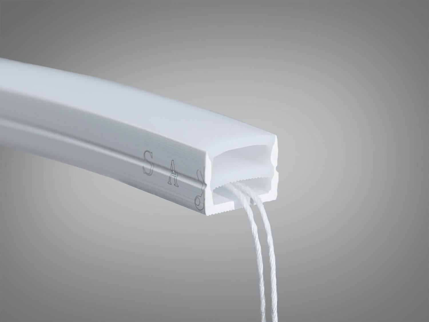 Профіль гнучкий Diasha IP67 двокамерний Білий (PLS-1510)