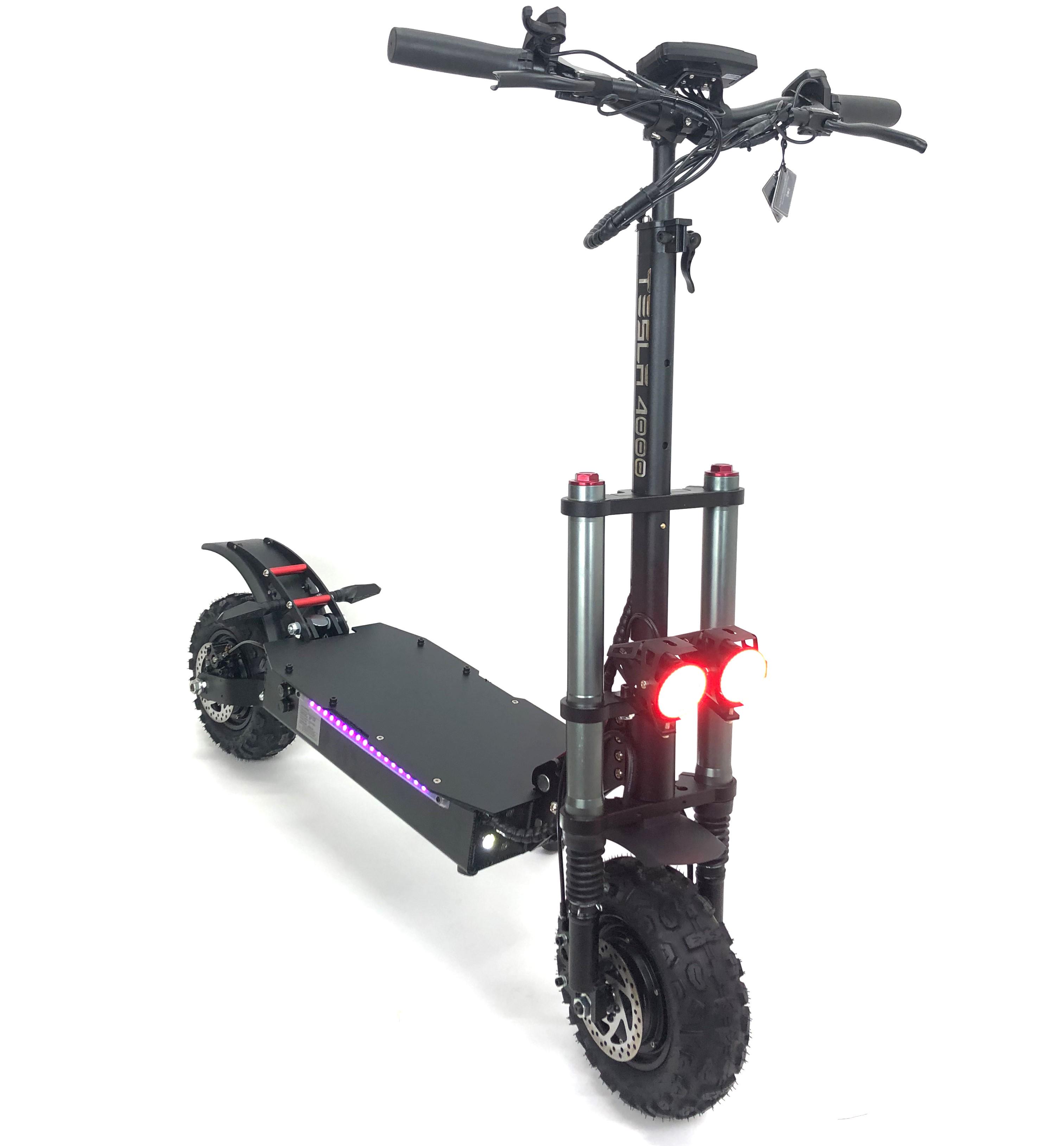 Електросамокат TESLA 4000 3000W х2 60V 30Ah NFC ключ - фото 8