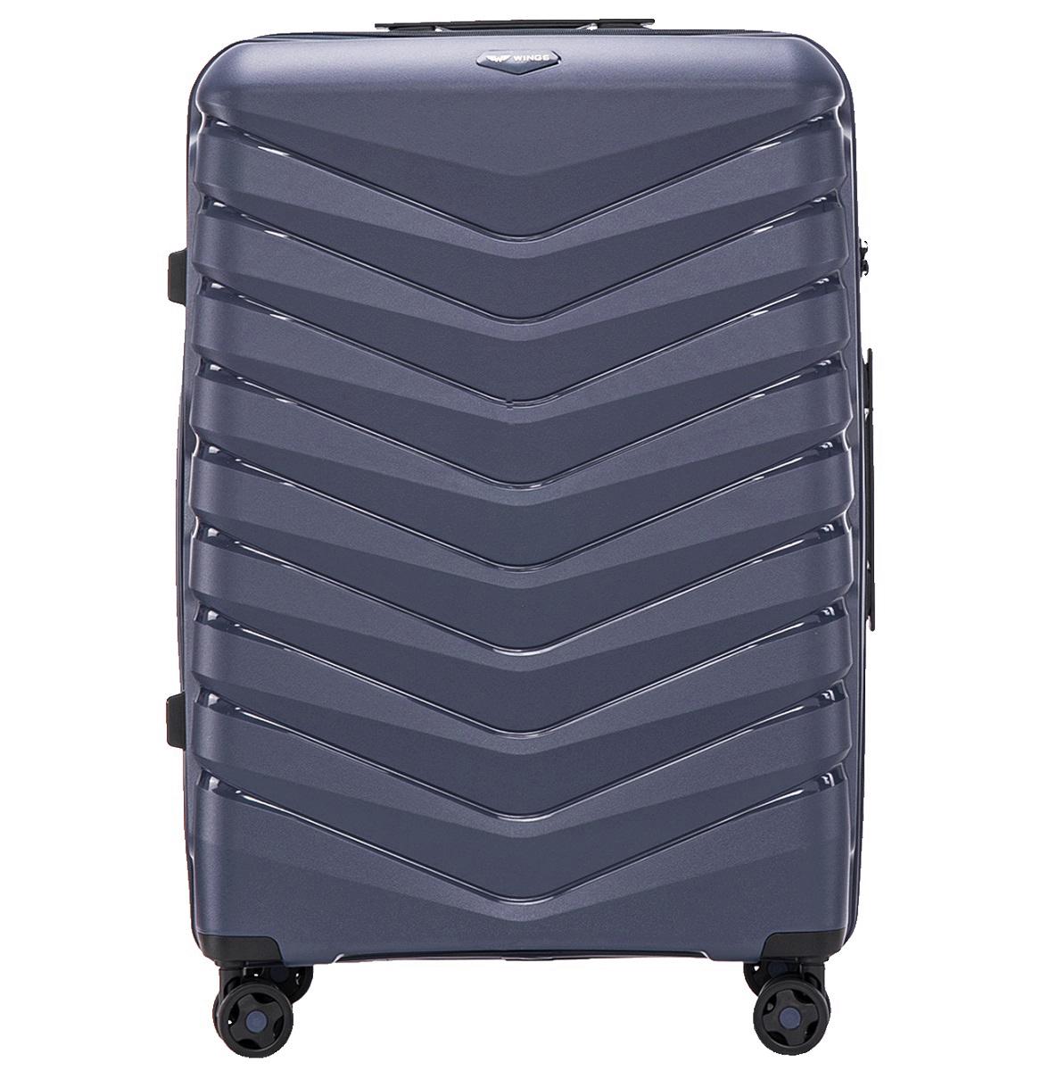 Валіза поліпропіленова Wings PHX01 велика Синій (Wp00558) - фото 2 Валіза поліпропіленова Wings PHX01 велика Синій (Wp00558) - фото 2