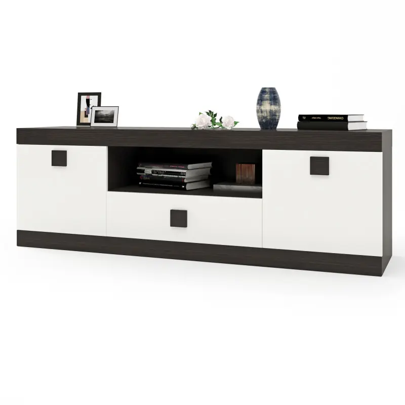 Тумба ТВ Еверест Соната 150 Венге темний/Білий (26761089) Тумба ТВ Еверест Соната 150 Венге темний/Білий (26761089)