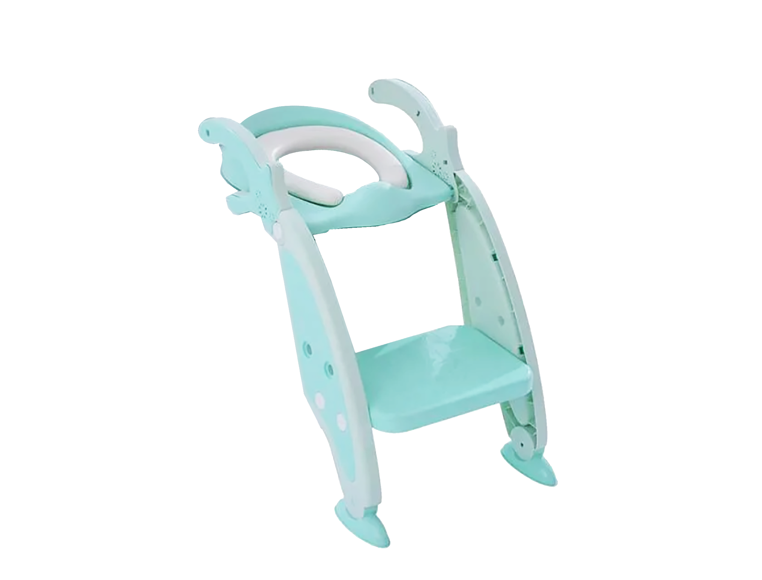 Детское сидение на унитаз SUNROZ Ladder Seat с лесенкой Зеленый (SUN2283)