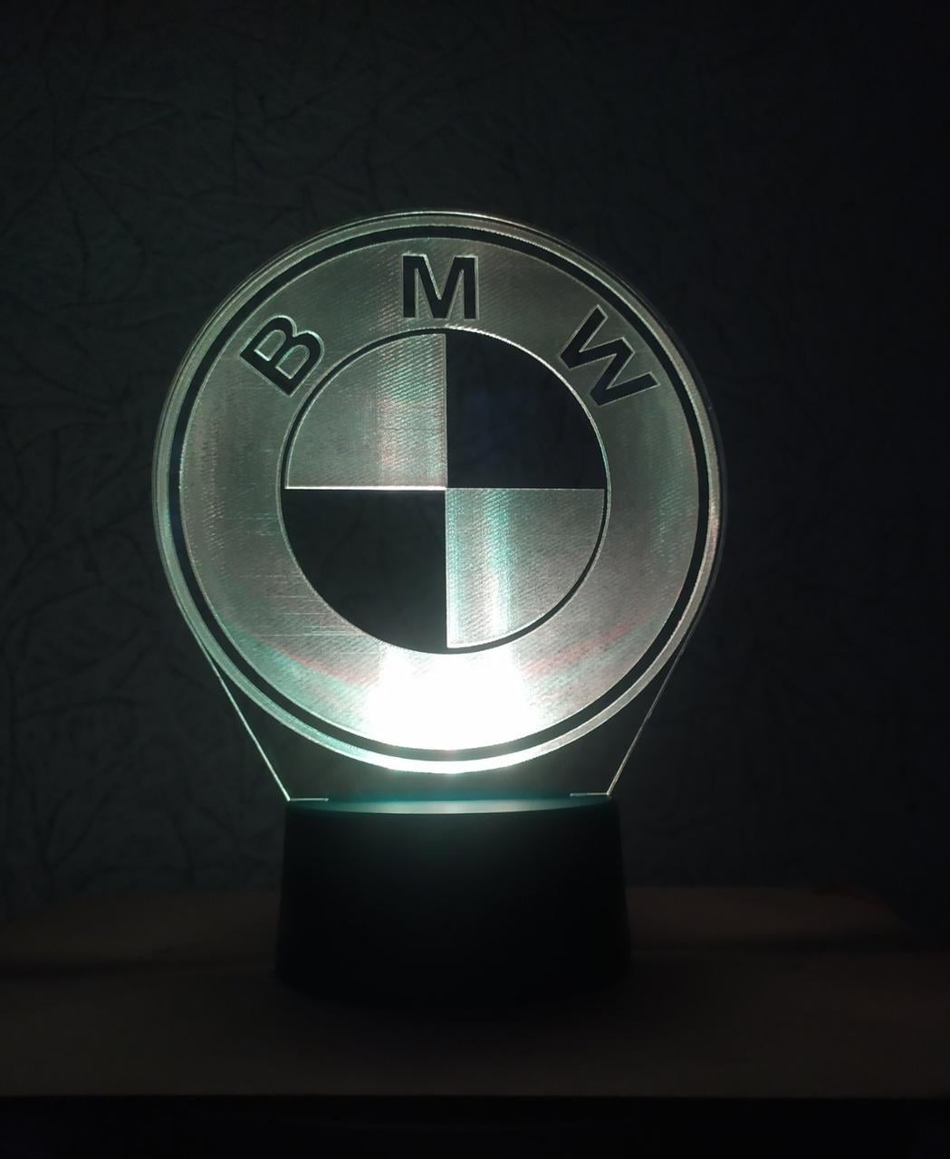 3D-ночник BMW несколько подсветок/на пульте (1995684859)