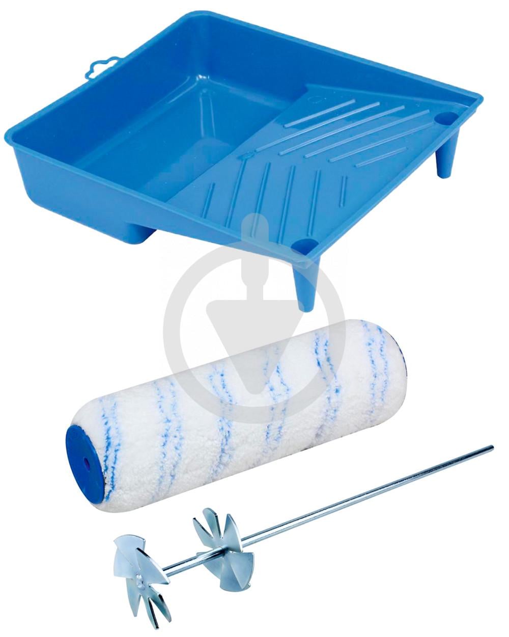 Набір Kubala 99027 змішувач зірочка/валик малярський/ванна пластмасова