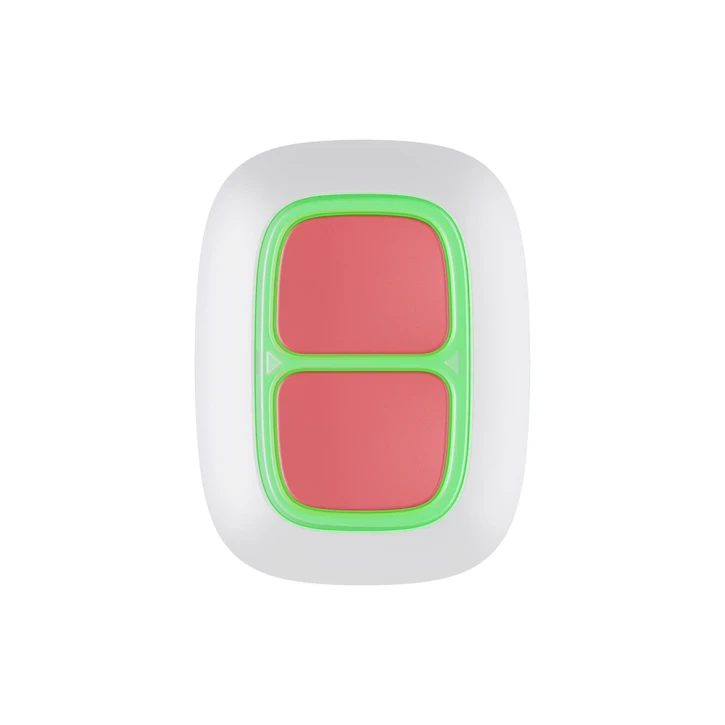 Кнопка бездротова екстрена Ajax DoubleButton White (2890075926)