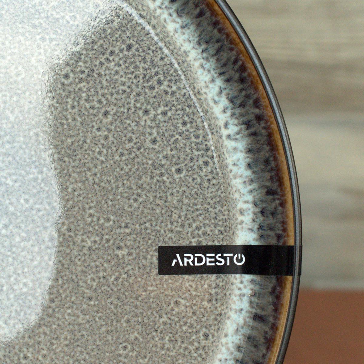 Набор тарелок Ardesto Bolzano 30 пр. Черно-коричневый - фото 2 Набор тарелок Ardesto Bolzano 30 пр. Черно-коричневый - фото 2