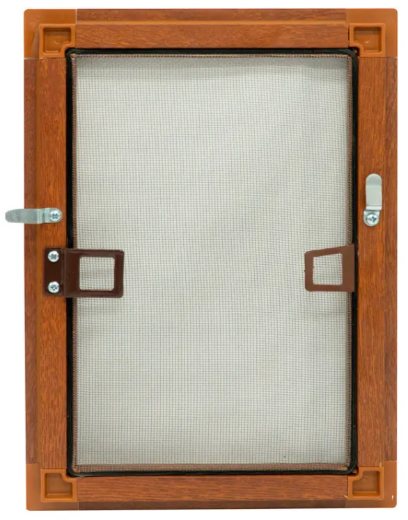 Москитная сетка с внутренним креплением Антикошка для окон/дверей на балкон Золотой дуб (2660393873)
