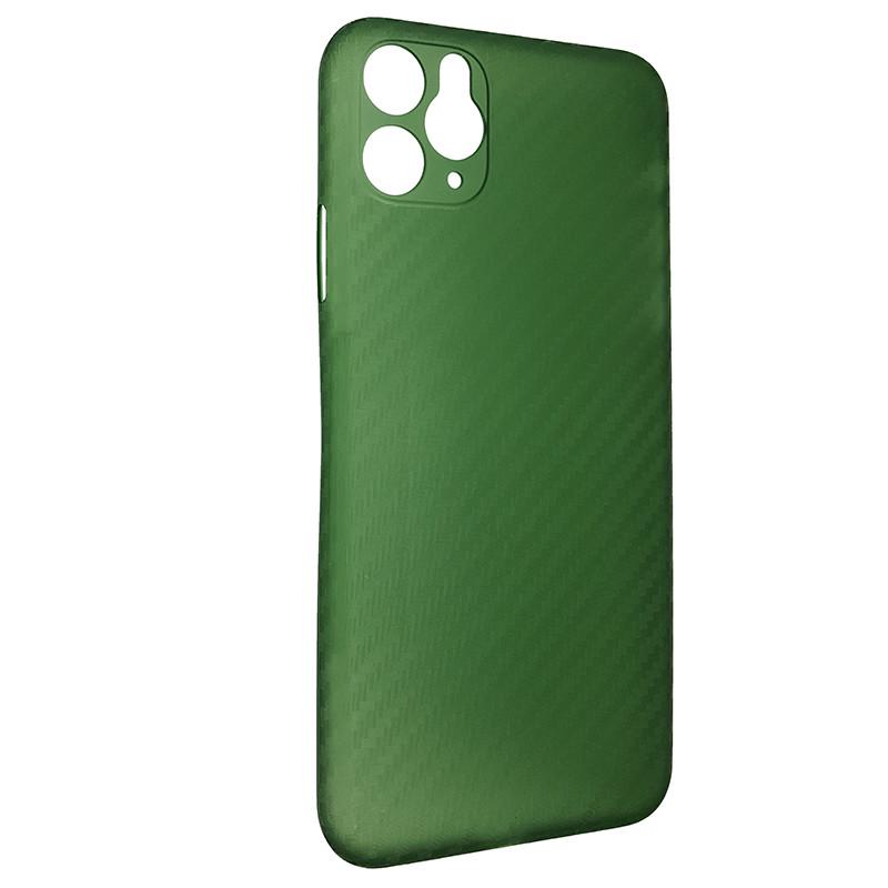 Чехол Anyland Carbon Ultra thin для Apple iPhone 11 Pro Max Green (29caa1-3121)