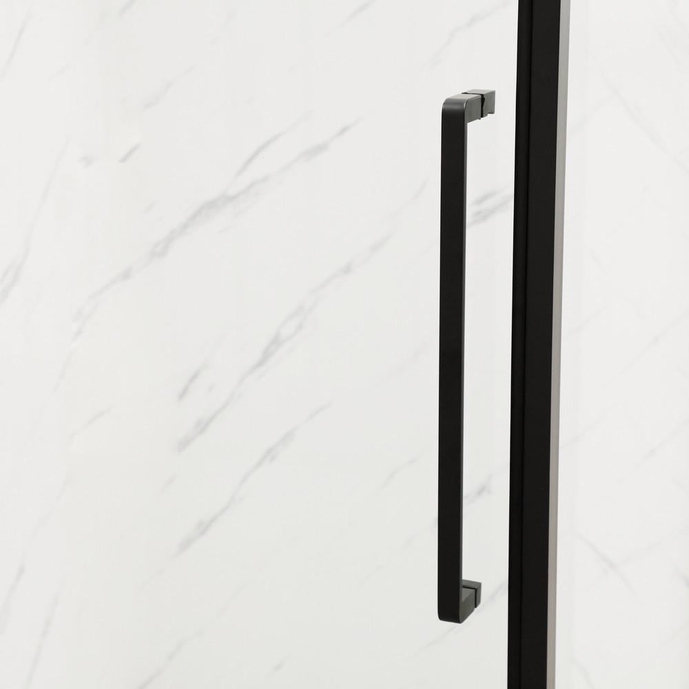 Душевая кабина без поддона MIXXUS Premium BEVEL SC01-90x90x195-TR прозрачное стекло 6 мм Black (MI6864) - фото 3