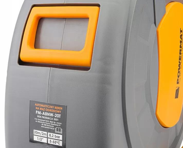 Катушка автоматическая Powermat PM-ABNW-20M для садового шланга 1/2" 20 м (PMT_PM1125) - фото 5
