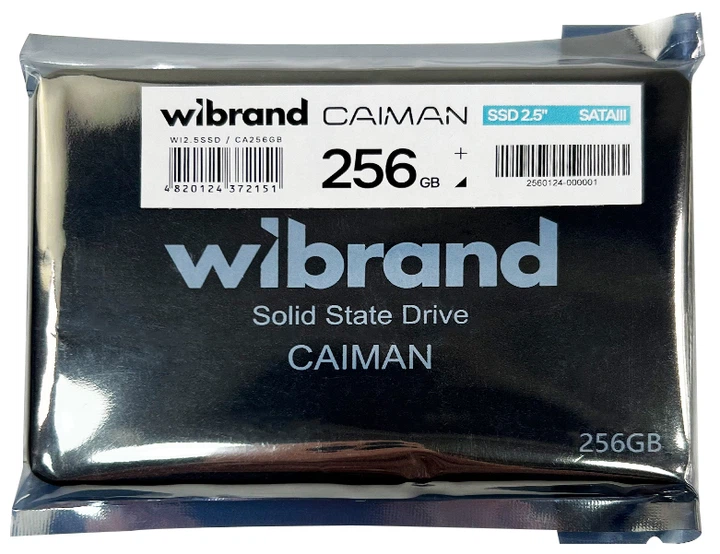 Накопичувач SSD Wibrand Caiman 256 GB 2.5" 7 мм SATAIII Standard (KST-WI2.5SSD\/CA256GBST) - фото 3