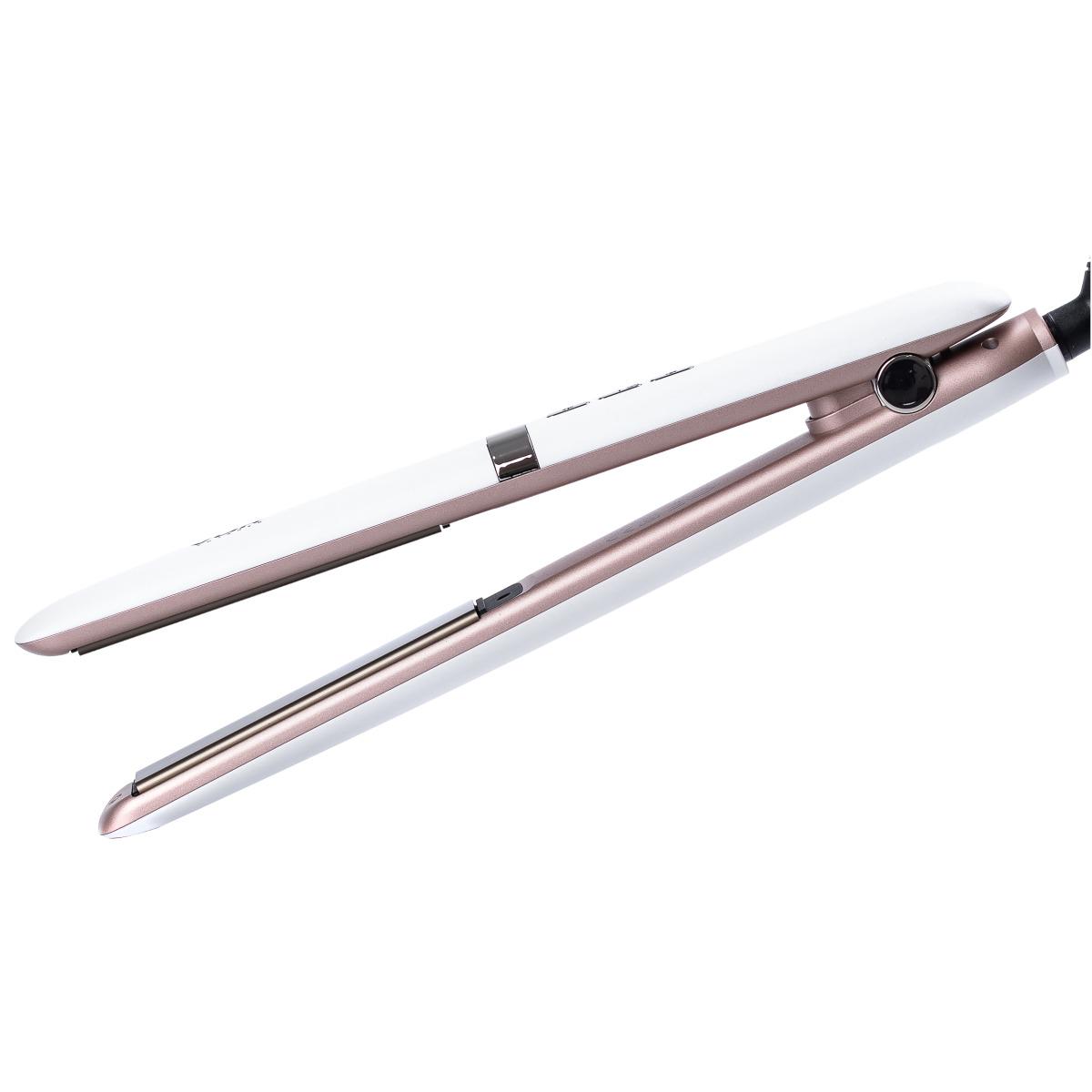 Утюг для выравнивания и укладки волос VGR V-522 с плавающими керамическими пластинами Белый (522L) - фото 5 Утюг для выравнивания и укладки волос VGR V-522 с плавающими керамическими пластинами Белый (522L) - фото 5