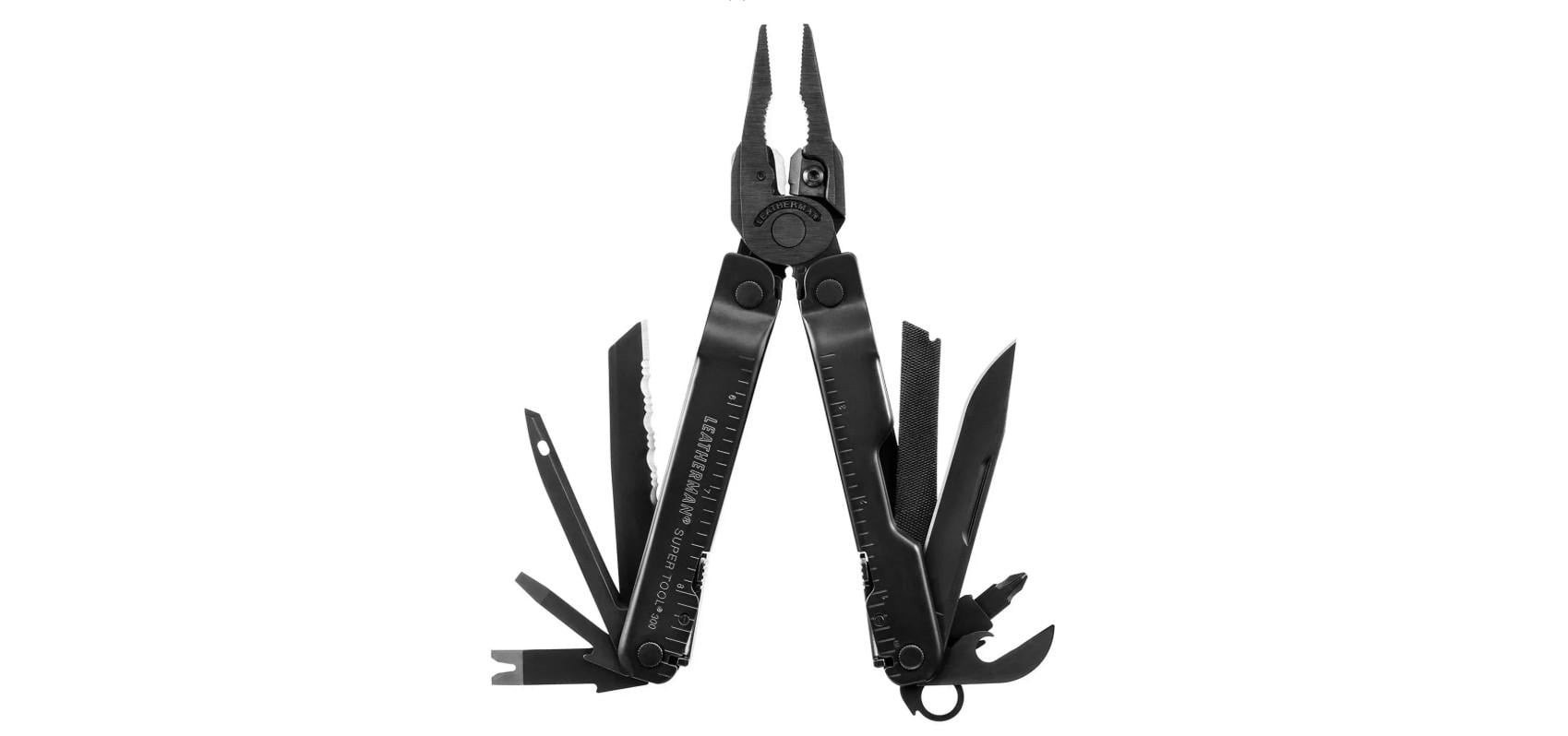 Мультитул Leatherman Super Tool 300M 18 инструментов без чехла и бит Black (26255502)