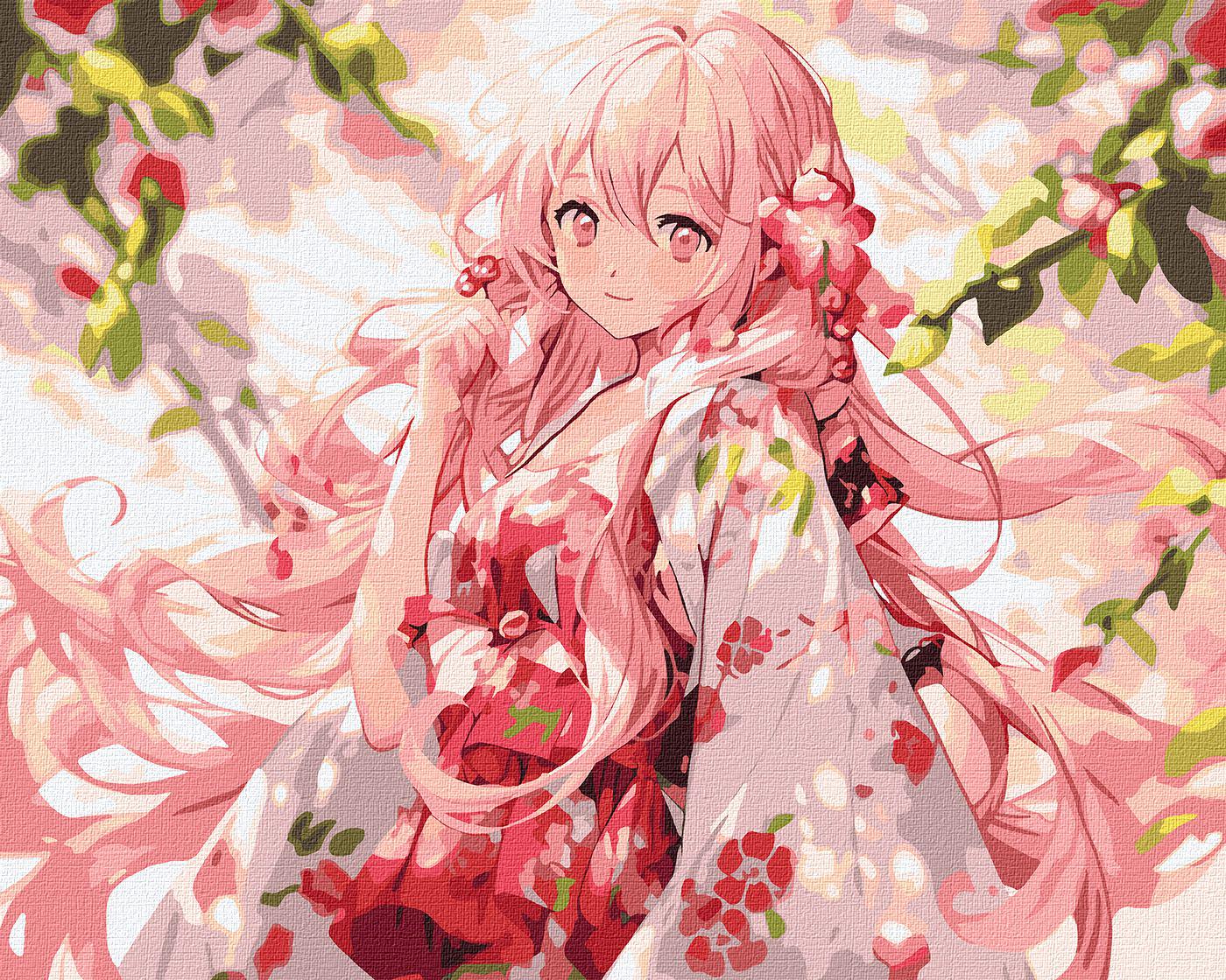 Картина по номерам Идейка В цветущем саду 40x50 см (Id-KHO8383)