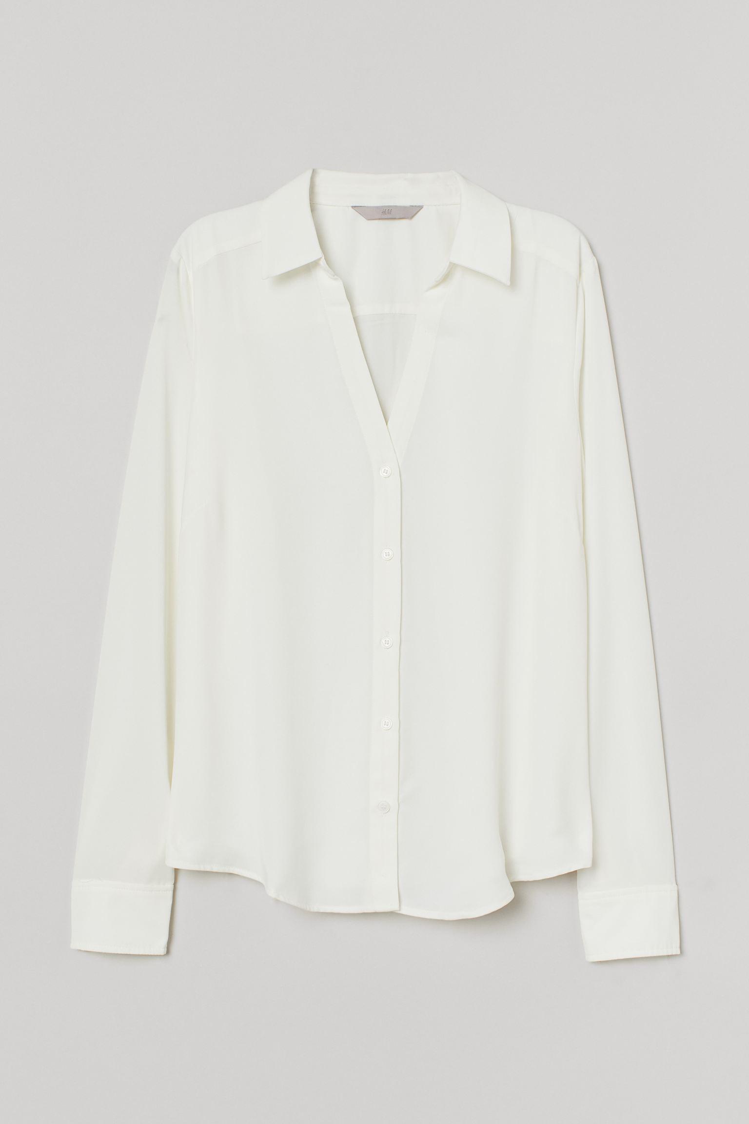 Блуза H&M р. 40 Молочный (4067628462)