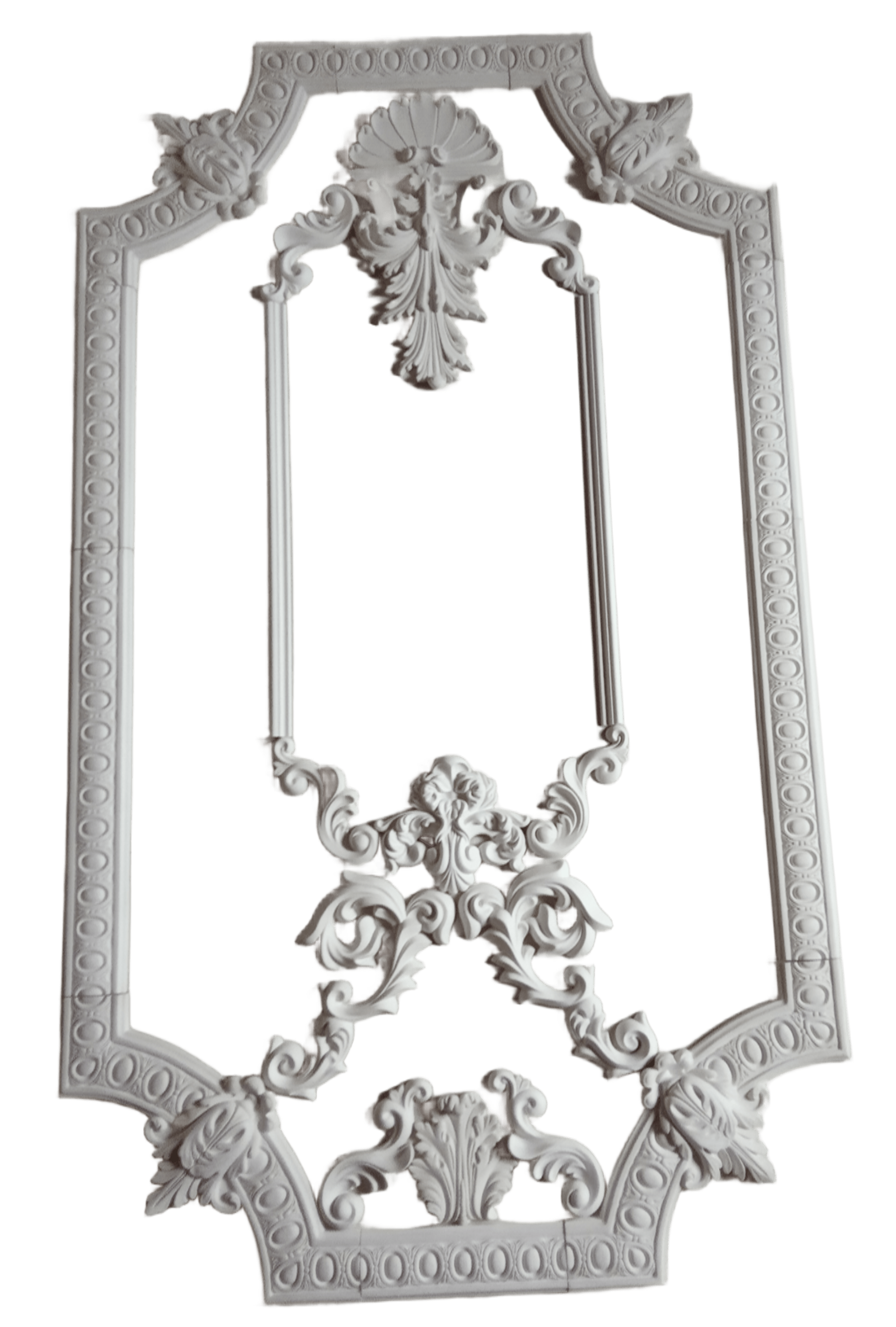 Комплект рамок декоративных гипсовых двойной 1780/900 мм (29516498)