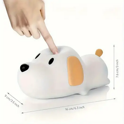 Нічник цуценя з регулятором яскравості акумуляторний сенсорний 1200 MAh таймер 30 та 60 хв (L-05) - фото 3 Нічник цуценя з регулятором яскравості акумуляторний сенсорний 1200 MAh таймер 30 та 60 хв (L-05) - фото 3