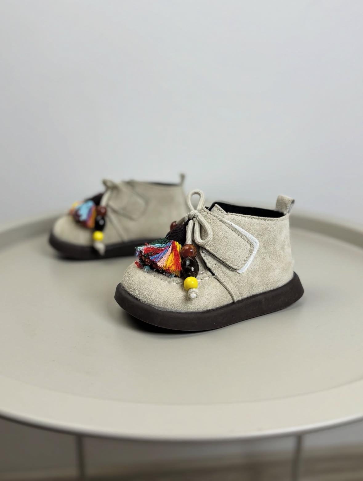 Ботинки детские осенние 1610 р. 23 Бежевый (29695663) - фото 5 Ботинки детские осенние 1610 р. 23 Бежевый (29695663) - фото 5