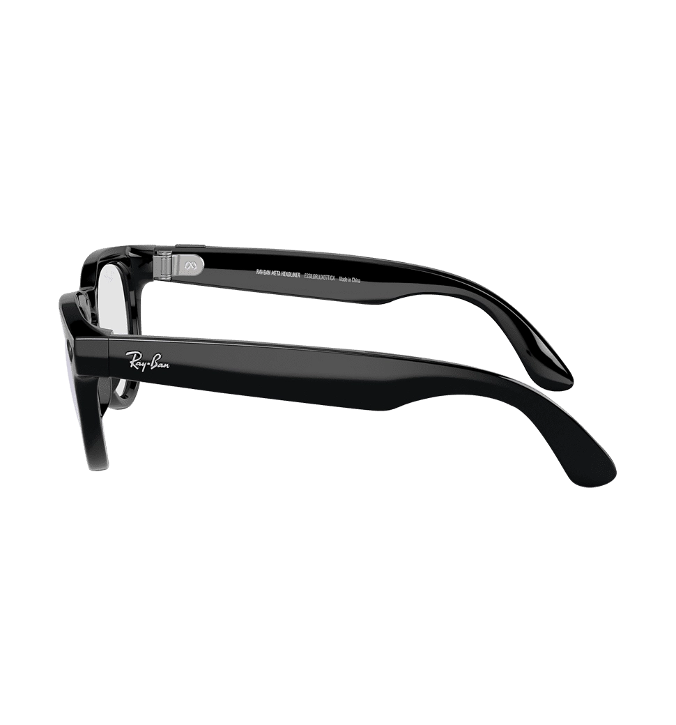 Смарт-очки Ray-Ban Meta Headliner Shiny Black Frame/Clear Lenses RW4009 601/SB 50-23 - фото 2