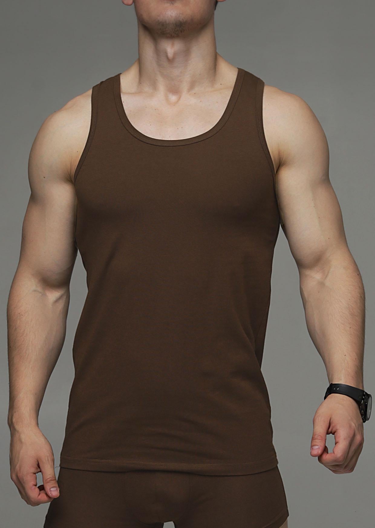 Майка мужская Libertine 16044 №1120 3XL Коричневый (4821120160447)