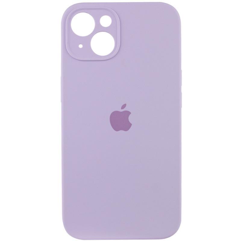 Протиударний чохол Silicone Case Full Camera Protective (AA) для Apple iPhone 13 (6.1") Бузковий / Lilac