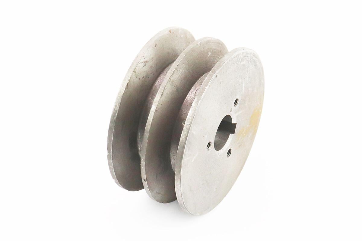 Шків під колінвал 19 мм 88 мм 2-х струмочковий 2 пази під ремінь SPB метал до двигунів 168F/170F (207560) Шків під колінвал 19 мм 88 мм 2-х струмочковий 2 пази під ремінь SPB метал до двигунів 168F/170F (207560)