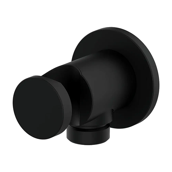 Шланговое подключение с держателем для ручного душа GRB Hydro Black Черный матовый (05006602)