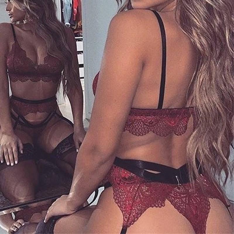 Комплект білизни Шарм S Бордовий (Н-0914-К) - фото 4