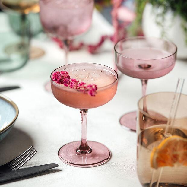 Набір келихів для шампанського Villeroy & Boch Like Glass Grape 100 мл 2 шт. Рожевий (1951788210) - фото 2 Набір келихів для шампанського Villeroy & Boch Like Glass Grape 100 мл 2 шт. Рожевий (1951788210) - фото 2