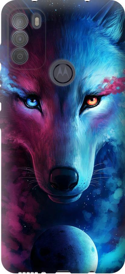 Чехол на Motorola G50 Арт-волк (3999u-2354-42517) Чехол на Motorola G50 Арт-волк (3999u-2354-42517)