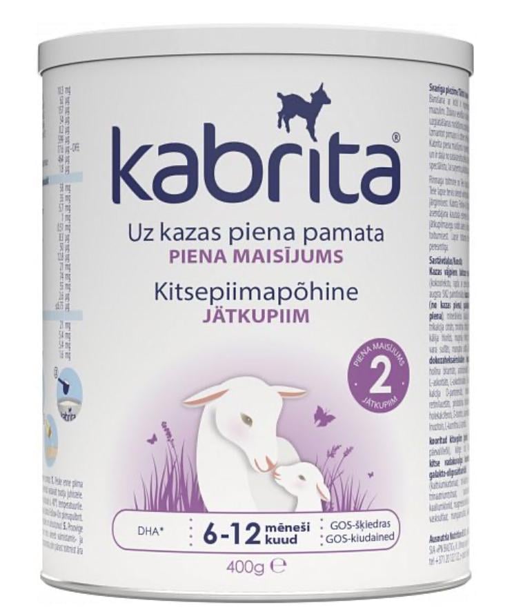 Суміш суха на козячому молоці Kabrita 2 від 6 до 12 місяців 400 г (8716677008677)