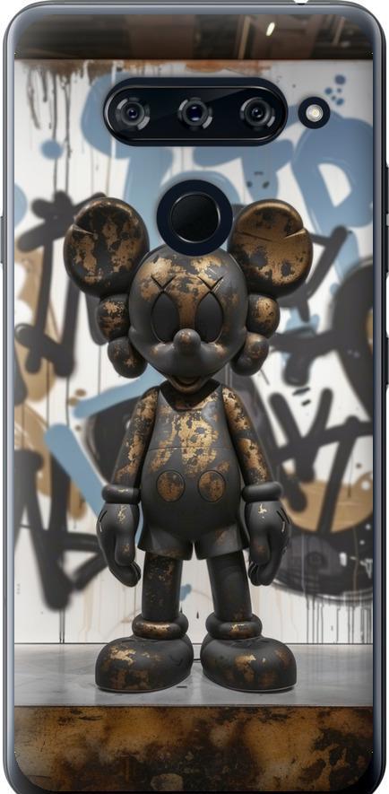 Чехол на LG V40 ThinQ Bronze kaws v2 (6098t-1577-42517)