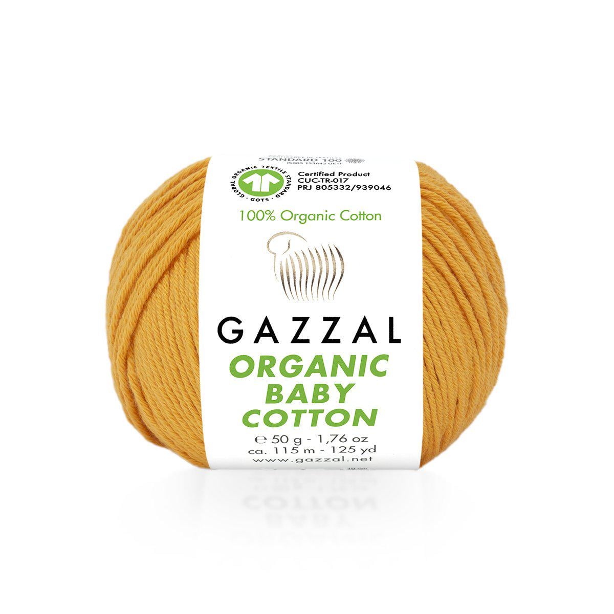 Пряжа Gazzal Organic Baby Cotton 418