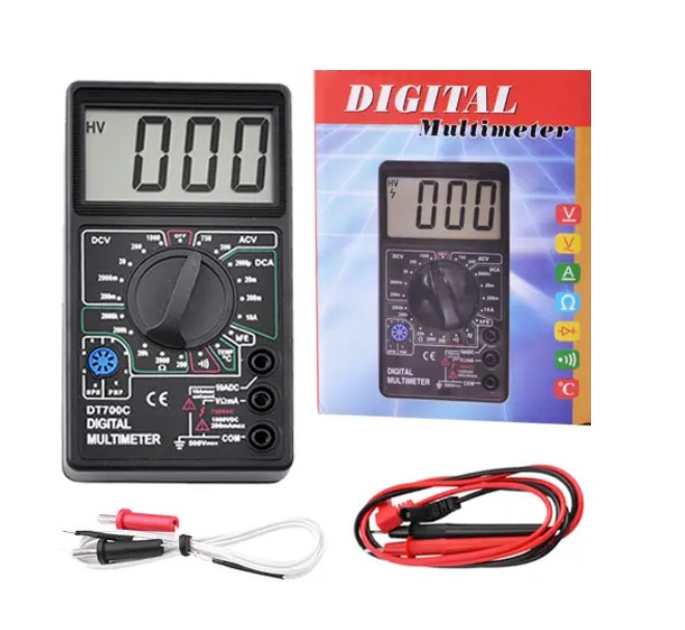 Мультиметр цифровий DT 700C зі звуком і температурою (5-1-41010)