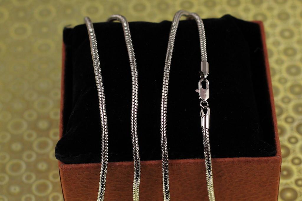 Цепь Xuping Jewelry Жгут 45 см 3 мм Серебристый (2234937741)