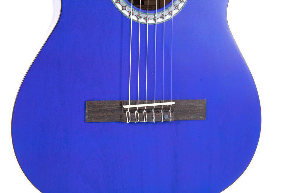 Классическая гитара GEWA Basic 3/4" Transparent Blue (G-PS510145) - фото 6 Классическая гитара GEWA Basic 3/4" Transparent Blue (G-PS510145) - фото 6