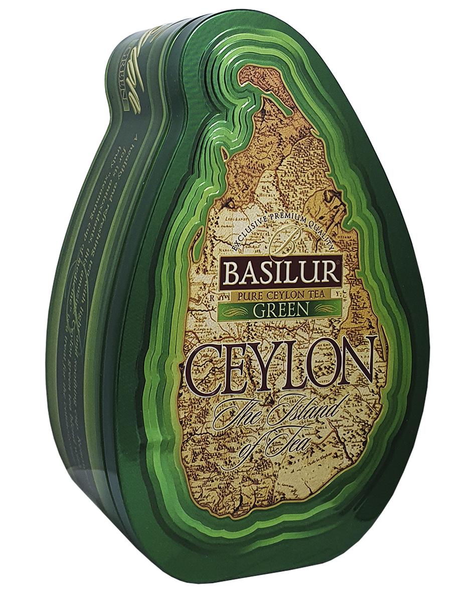 Чай зеленый Basilur Остров Цейлон Зеленый в металлической банке (54909) - фото 3 Чай зеленый Basilur Остров Цейлон Зеленый в металлической банке (54909) - фото 3